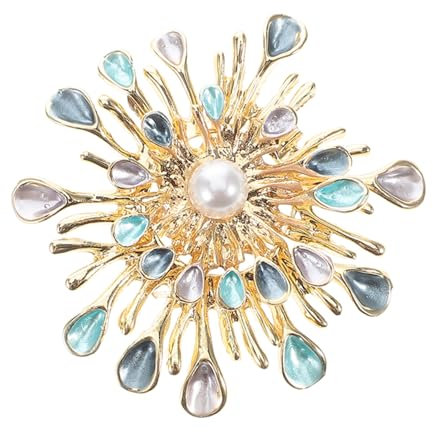 VALICLUD Perlenbrosche Sonnenblumen-anstecknadel Mit Strass Dekorative Brosche Für Schal Pullover Bluse Hut Kleidung Pin Schmuck Für Frauen Mädchen