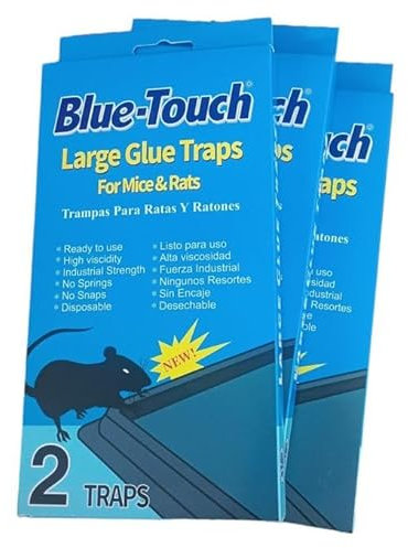 mouse trap, mouse sticky pads trap Strongest Traps for Indoors and Outdoors - Durable Reusable Traps - for Home, Office, Garden, Industry | mice trap | mouse poisoning Pack of 1 (2 Trap)