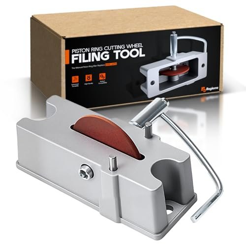 66785 & 66786 Manual Piston Ring Filer Tool - Adjustable Grinder & Cutting Wheel for Ring Clearance Adjustment, Includes 120 Grit Carbide Grinding Wheels - Replaces Parts