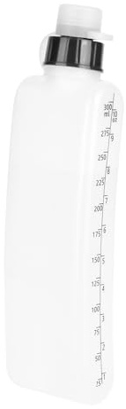 RUCUDIM Gourde anti-fuite de 300 ml, bouteille d'eau incurvée pour ceinture de course, pour la gym, le sport, l'extérieur