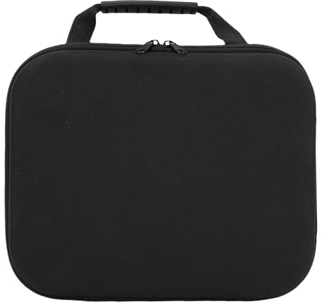 Cryfokt Hard EVA Electric Drill Case, Shockproof Cordless Grinder Storage Bag with Mesh Pocket, Tool Storage Carrying Case for Cordless Drill, Tire Inflator, Handheld