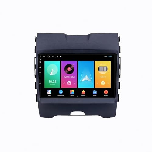 Touchscreen Car Radio for Ford EDGE Ranger 2015 2016 2017 2018 Car Audio Receivers, Hd Display, Portable Live Navigation, Music Video Player, Bluetooth Fm Radio, 4 Core 1G+16G