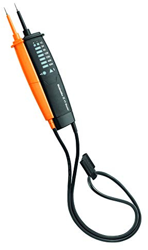 Weidmüller Spannungsprüfer VT Master (Spannungsanzeige 12 – 690 V AC/DC, Messgerät mit LED-Anzeige, Prüfspitzenerweiterung /-verkürzung, zweipolig, Batterieüberwachung) 480081