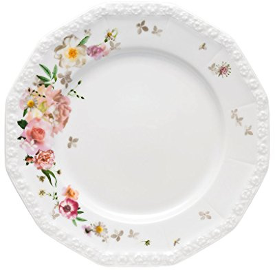 Rosenthal 10430-407165-10226 Maria Pink Rose Speiseteller, 26 cm