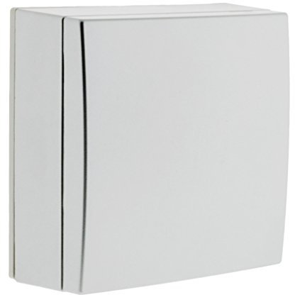 Zenitech - Caja de Conexión Eléctrica Superficial - Equipamiento Sin Tornillos Visibles - Compatible Con Molduras Estándar - Instalación Fácil - Certificada CE - Gris