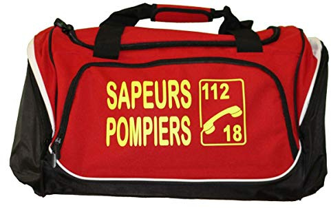 Patoutatis - Sportväska 55 L brandmänsmärkning 112-18, Färg: röd, Taille unique