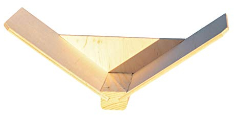 AGROHIT Sitzbrettchen für Tauben & Andere Vögel, 15 Stück Taubensitz aus Holz, Vogelstangen mit Stabilen Halterungen für Einfache Installation, Sitzstangen, 27 x 12 x 12 cm, 15er Pack