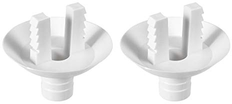 sourcing map 2 Piezas Acople Codo Conector Manguera Drenaje Aire 28mm | Acondicionado, para Unidades Mini Split y Piezas Unidad AC Ventana