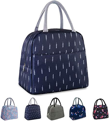 Eagool Borsa Termica Porta Pranzo Tote isolata Pranzo al Sacco Thermal Pranzo Tasche per Resistente all'Acqua Termico A Prova di Perdita Picnic Contenitore Pranzo del Pacchetto Sacchetto (Piuma)
