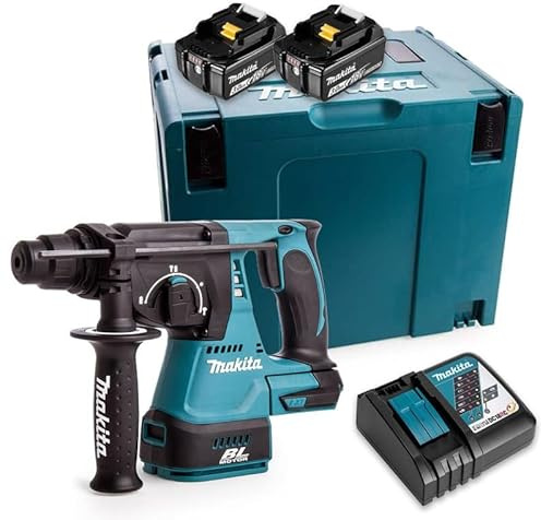 Perforateur burineur SDS-Plus 18V LXT (2x3,0 Ah) en MAKPAC - MAKITA DHR242RFJ