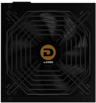 M.Red DU-550B Bloc d'alimentation - Prise EU - 550W, Certifié 80 Plus Bronze, PSU ATX, Rail Unique 12V, Circuit DC vers DC, Ventilateur 120mm - Garantie 5 Ans
