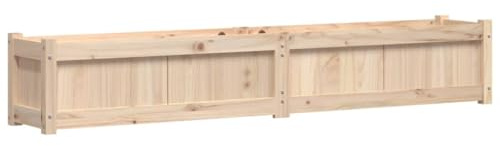 vidaXL Odlingslåda 180x31x31 cm massiv furu