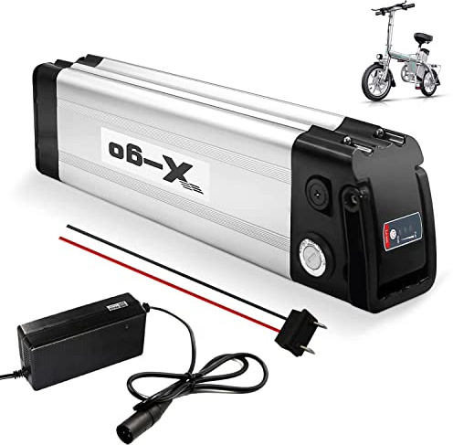 E-Bike Pedelec Akku 36 V, 10 Ah für MiFa Rex Prophete Aldi Bike, passend für Phylion/XH370-10J mit Ladegerät, geeignet für Motoren mit 250W