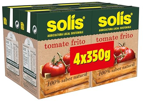 Solis Salsa de tomate Tom Frito Combi, 4 x 350