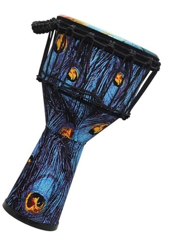 Tragbare Afrikanische Trommel Für Anfänger, Die Djembe-Trommeln Und Kleine Schlaginstrumente Spielen Afrikanische Trommel Instrument (Color : 8 inch)