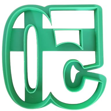 Tagliabiscotti.it - Tagliabiscotti Numero 50-10cm - Compleanno - Anniversario Matrimonio - Cookies Cutter Stampo per creare decorazioni in pasta di zucchero per torte classiche o in cake design
