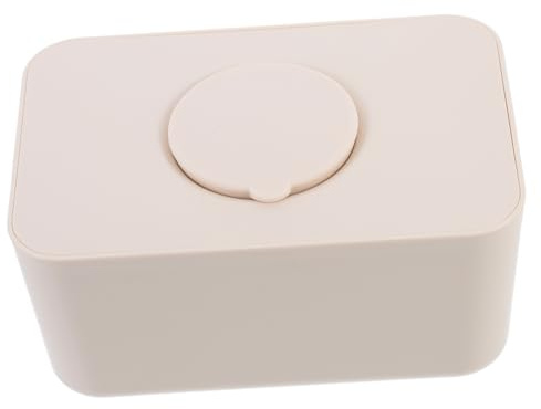 STOBAZA Feuchttuchspenderbox aus Silikon mit Deckel Große Kapazität und Verhindert Austrocknen Praktische Feuchttücherbox für Zuhause und Auto