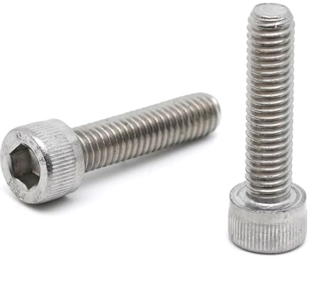 20x Vis CHC M6 x 25mm inox - Vis BTR en Acier Inoxydable A2 Six pans Creux Tête Cylindrique - DIN 912 tête ronde pour rondelle et écrou