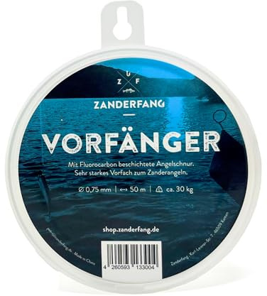 Zanderfang Fluorocarbon Vorfach 50m – Raubfisch Vorfachschnur