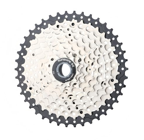8/9/10/11/12 Speed Bike Freewheel, Lightweight Bike Cassette Sprocket, 11-32/36/40/42/46/50T Bicycle Cassette Freewheel for Mountain Bikes MTB