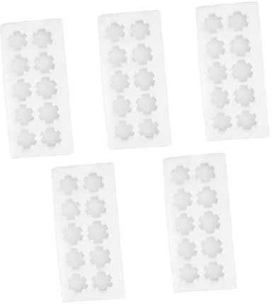 HOMSFOU Plateau à Œufs En Perles 5pcs Support à Œufs Récipient De Stockage Sûr Pour Maison Et Magasin Sans Boîte En Papier
