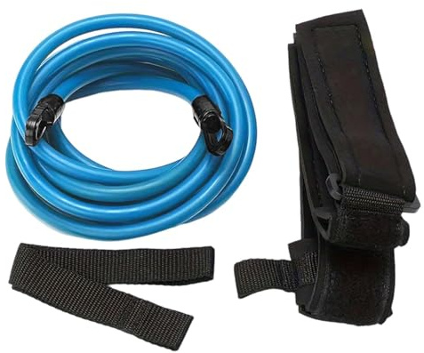 Schwimmgurt für Pool 4M Einstellbare Schwimmwiderstand Gürtel Schwimmhilfe Schwimmtrainer Gürtel Leine Schwimmtraining Gürtel Schwimmgürtel Pool für Kinder Erwachsene