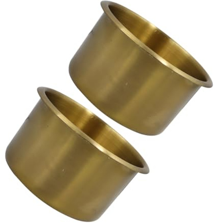 Gogogmee 2 Piezas Soporte Metálico Insertable para Vasos Portavasos Multifuncional para Sofá Coche Barco y Camión Organizador Estable para Bebidas