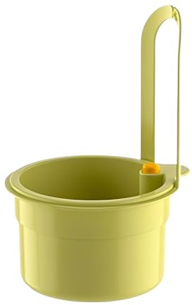 Tong Li Press to automatically dump kitchen sink, food waste collection processor, faucet hanging, multifunctional kitchen drain basket, with bottom release drainage filter. (green)