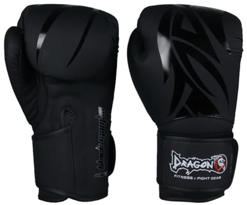 Dragon Do Mamba box-set professionella boxningshandskar individuellt i set 2,3,5 skenbensskydd huvudskydd bandage tandskydd för Muay Thai kickboxning MMA (Mamba Edition: Endast handskar, 35 ml)