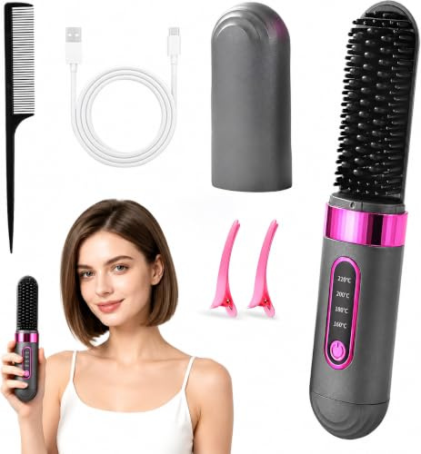 Stylingbürste für Kurze Haare, 4 Temp Einstellungen