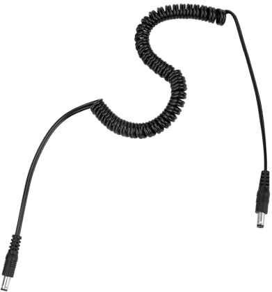 BTFO Nagelborr Sladd Ersättning, 48,5cm Manikyr Maskin Strömtråd Spirallindad Elektrisk Strömkabel med 5,5x2,5mm Kontakt för Hem Salon Nagelborr Handstycke Kontrollbox