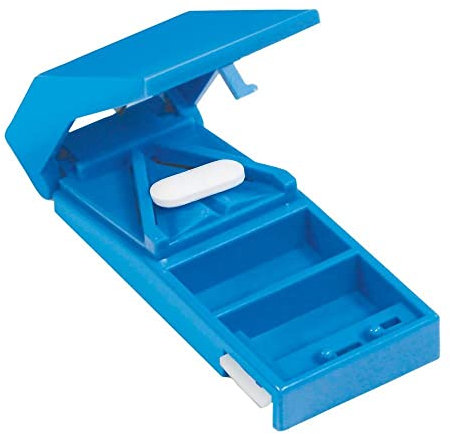 Aidapt Lockable Pill Cutter and Storer Ideal for Cutting Large Tablets