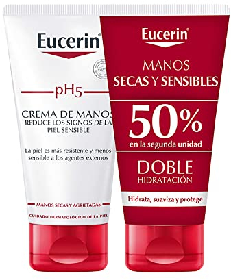 Eucerin Duplo Crema de Manos PH5, 2 x 75 ml