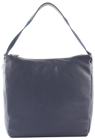 Mandarina Duck Schultertasche Blau (Dress Blue) Mellow Leder P10fzt95 33 x 33 x 10 cm (L x H x B)
