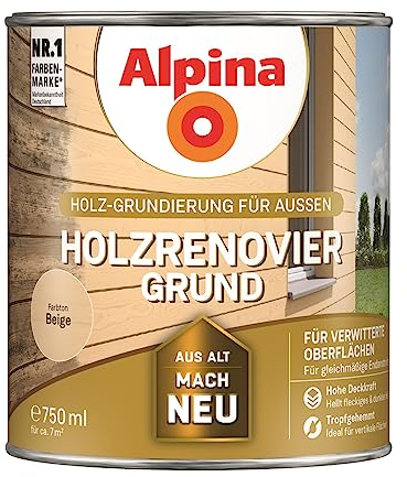 Alpina Holzrenovier-Grund Beige 750ml