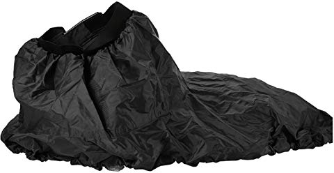 Alomejor Kajak Sprührock Verstellbarer Wasserdichtes Nylon Außenbereich Wassersport Bootsdeck Surf Abdeckungszubehör für Kajak Kanu(Schwarz)