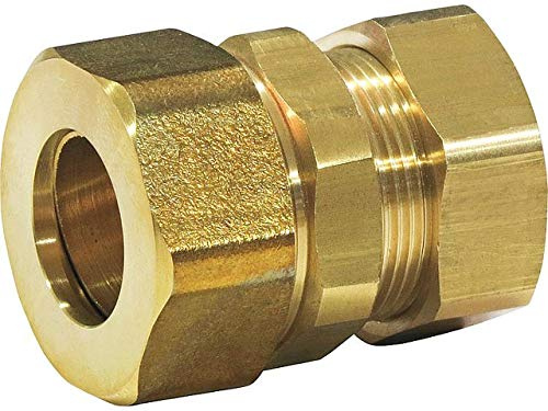 QuickFix-Pro Wellrohrverschraubung Steckfitting, Klemmringverschraubung Flexrohr x Cu-Rohr DN16 x 22 mm