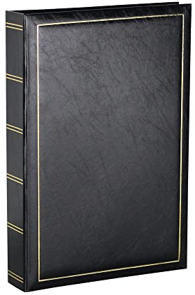 Classic Fotoalbum Fotobox Einsteck Foto Memo Album Buchalbum: Farbe: Schwarz | Format: 300 Fotoalbum