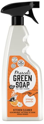 Marcel's Green Soap - Kitchen Cleaner Spray - Orange & Jasmine - Degreaser Spray - 97% biodegradable - 500ml