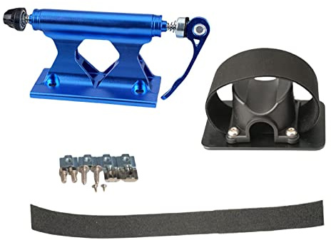F Fityle Gabelhalterung Fahrrad Steckachse, Auto Fahrrad Dachträger Gabelhalterung Schnellspanner, Fahrradständer Parkständer Steckachse Auto Dachträger Halter für Outdoor-Reisen Transport, Blau