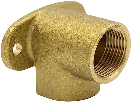 VARIOSAN Wandscheibe 16386, 1/2, 90° Wandwinkel, Messing, 30 bar