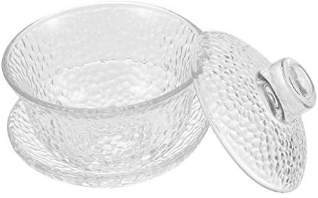 DEARMAMY 1 Set Vogelnestschale Vintage Teetasse Heiße Teetasse Teeschale Traditionelle Teeschale Chinesische Kungfu Teeschale Teebecher Mit Deckel Praktische Teeschale Dekorative