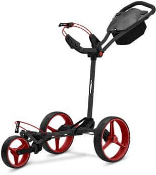 Big Max Blade Trio Golftrolley schwarz/rot