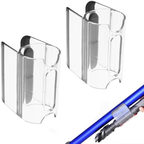 Yuiturt 2PCS Vacuum Cleaner Attachment Stick Clip, Vacuum Cleaner Accessory Holder for Dyson V6/V7/V8/V10/V11, Durable Vacuum Cleaner Storage Solution, Vacuum Cleaner Accessory Holder