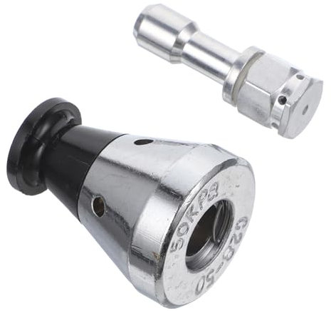 BEBEMOKO Pressure Relief Valves for Pressure Cooker 50kpa Safety Valve and Exhaust Pipe Set High-Pressure Cooker Replacement Parts Compatible 2-Piece Set