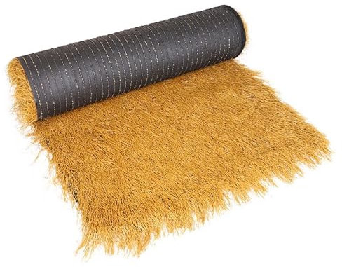 Techo de paja de paja de palma mexicana artificial para Tiki Hut, patio, valla, bar, fiesta, cenador, decoración de pared, tipo alfombra de polietileno, plástico sintético, rollo de césped ciego