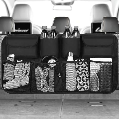 HLTTXS Kofferraum Organizer Auto für VW Passat B7, Rücksitz Kofferraumtasche Aufbewahrungsbox, Faltbarer Auto Aufbewahrungstasche