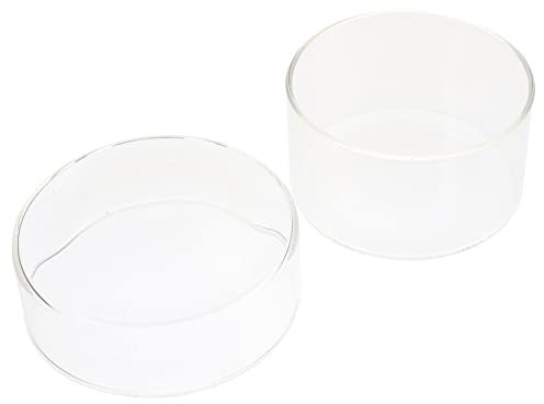 CONGARTENO Glass Tea Canister Storage Jar Lid for Coffee Treats Herbs Sealing Lid Decorative Jar