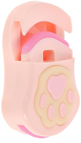 VINTORKY Rizador De Pestañas Portátil Diseño De Pata De Gato Curvador De Pestañas Manual Para Mujeres Herramienta De Belleza y Ligera Para Uso Diario y Eventos Especiales