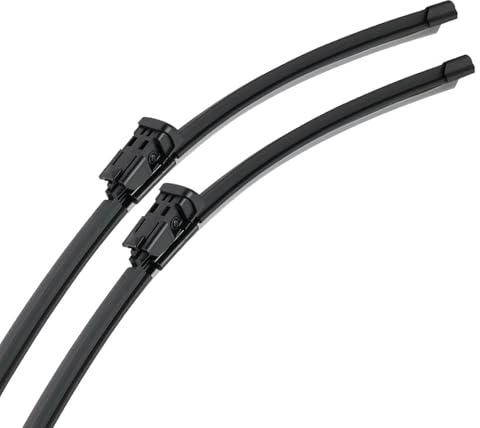 WETCL Wischerblätter für VW Golf 6 2009-2012 24 + 19, Ersatzwischblätter Gummi Dauerhaft Scheibenwischerblätter Auto Zubehör